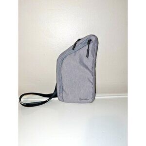 TRAVELON Gray World Travel Essentials Slim Crossbody Bag RFID